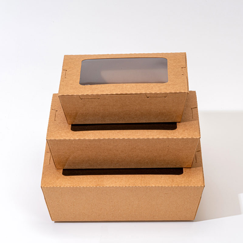 Lunchpapierbox met raam